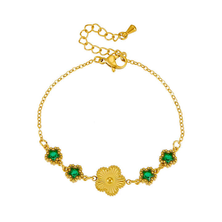 Flower O Chain Adjustable Bracelet